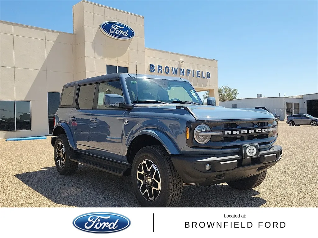 Gray 2025 Ford Bronco Outer Banks for sale in Brownfield, TX