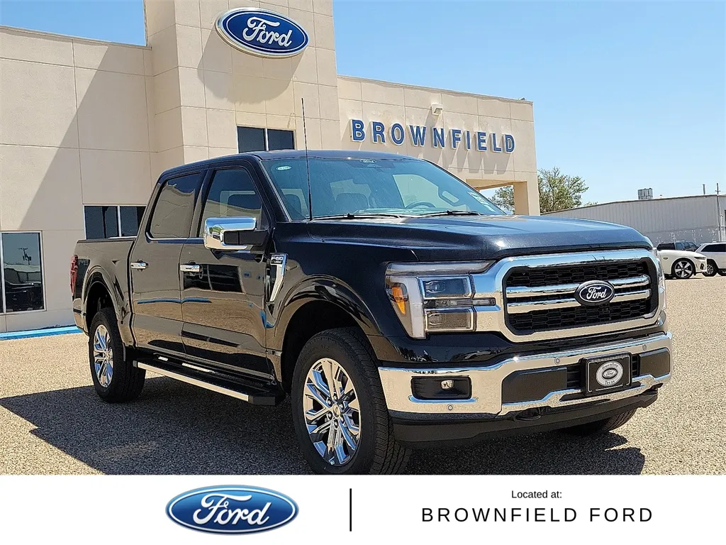 Black 2025 Ford F-150 Lariat for sale in Brownfield, TX