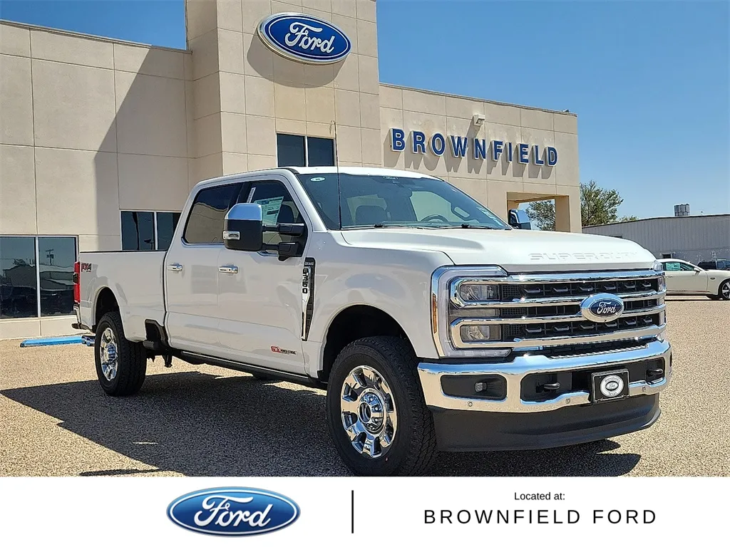 White 2026 Ford F-350SD King Ranch for sale in Brownfield, TX