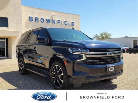 Blue 2021 Chevrolet Tahoe RST for sale in Brownfield, TX