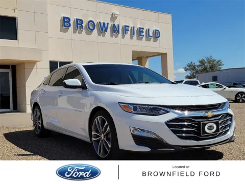 White 2024 Chevrolet Malibu LT for sale in Brownfield, TX