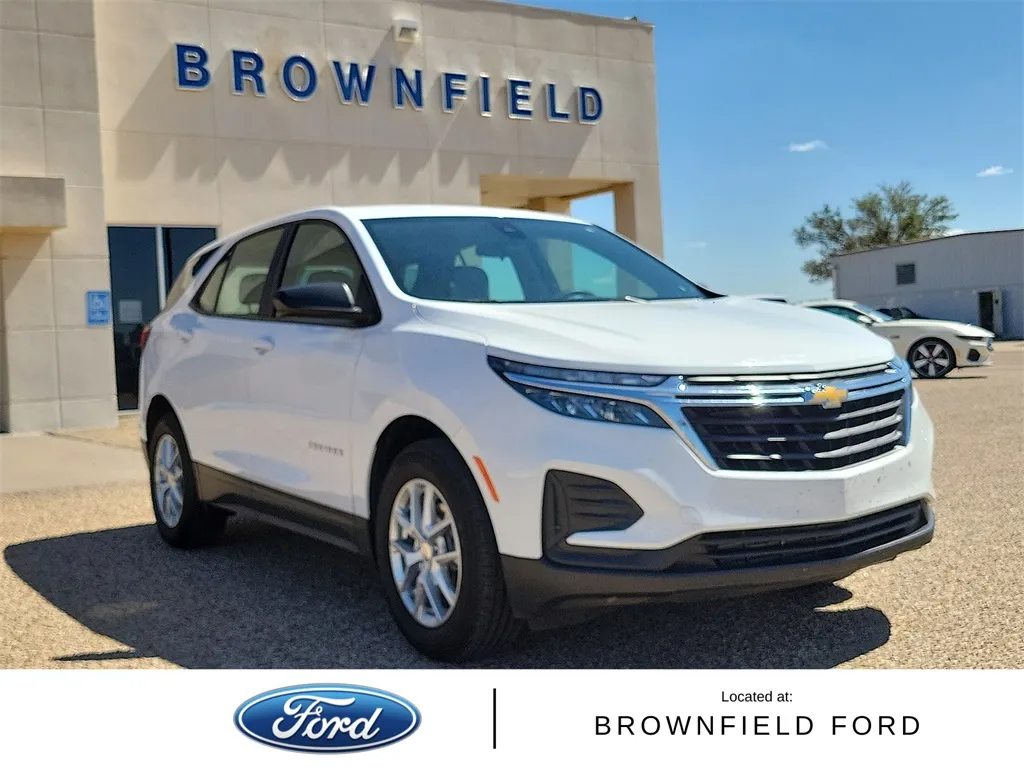 White 2023 Chevrolet Equinox LS for sale in Brownfield, TX