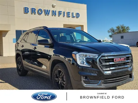 Black 2023 GMC Terrain AT4 for sale in Brownfield, TX