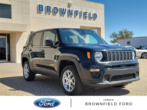 Black 2023 Jeep Renegade Latitude for sale in Brownfield, TX