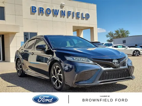 Green 2021 Toyota Camry XSE for sale in Brownfield, TX
