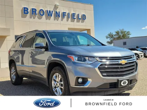 Gray 2019 Chevrolet Traverse LT for sale in Brownfield, TX