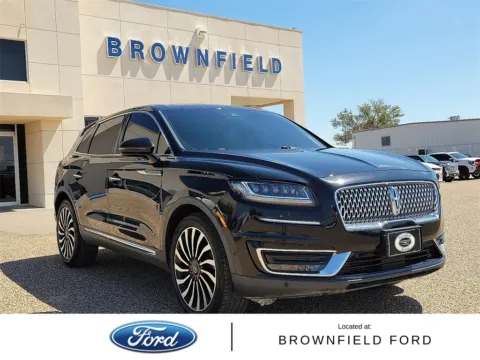Black 2019 Lincoln Nautilus Black Label for sale in Brownfield, TX