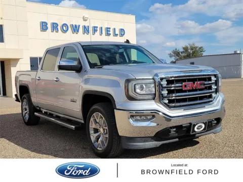 Silver 2018 GMC Sierra 1500 SLT for sale in Brownfield, TX