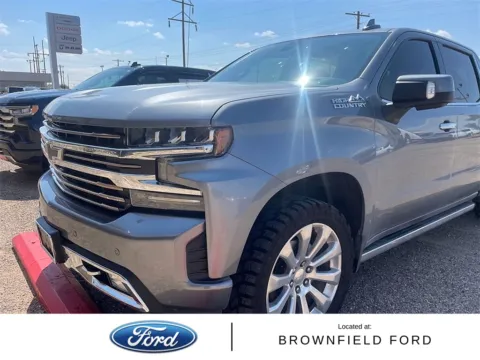 Gray 2021 Chevrolet Silverado 1500 High Country for sale in Brownfield, TX