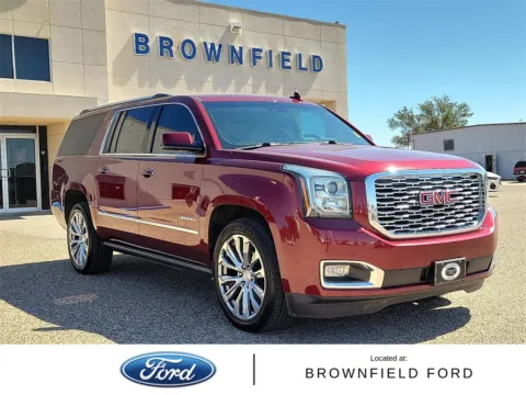 Red 2018 GMC Yukon XL Denali for sale in Brownfield, TX