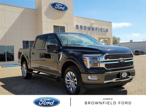 Black 2025 Ford F-150 King Ranch for sale in Brownfield, TX