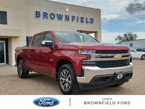 Red 2019 Chevrolet Silverado 1500 LT for sale in Brownfield, TX