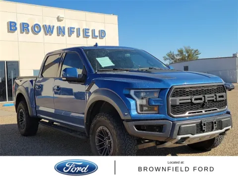 Blue 2019 Ford F-150 Raptor for sale in Brownfield, TX
