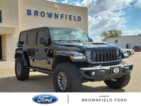 Black 2024 Jeep Wrangler Rubicon 392 for sale in Brownfield, TX