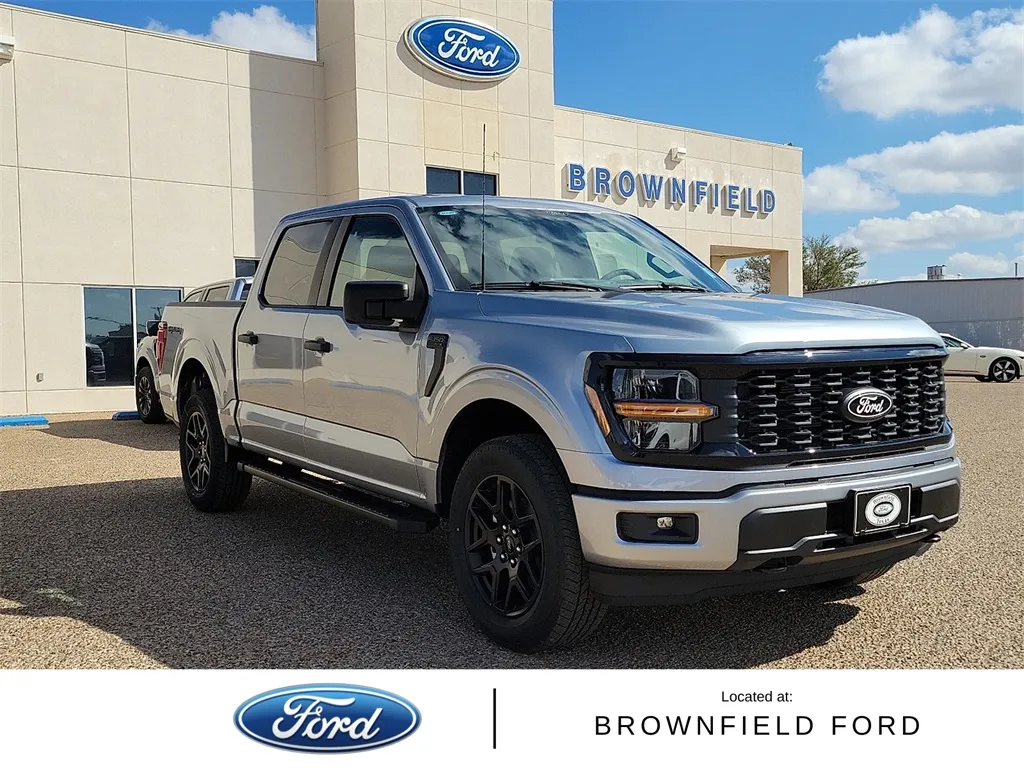 Silver 2025 Ford F-150 STX for sale in Brownfield, TX