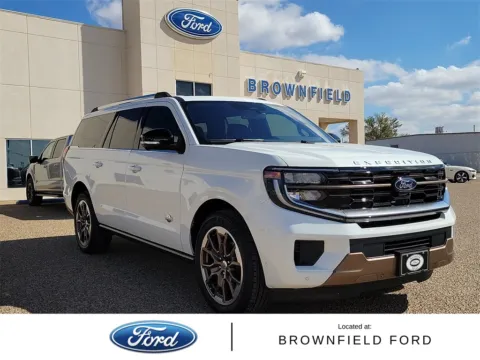 White 2025 Ford Expedition Max King Ranch for sale in Brownfield, TX