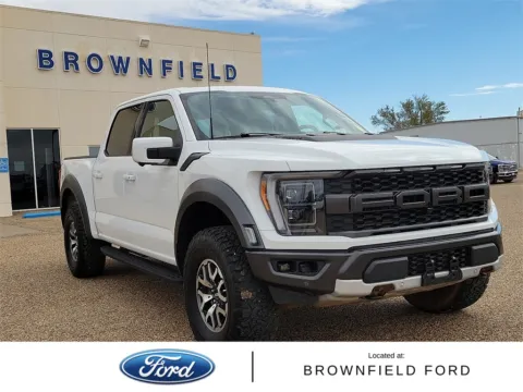 White 2023 Ford F-150 Raptor for sale in Brownfield, TX