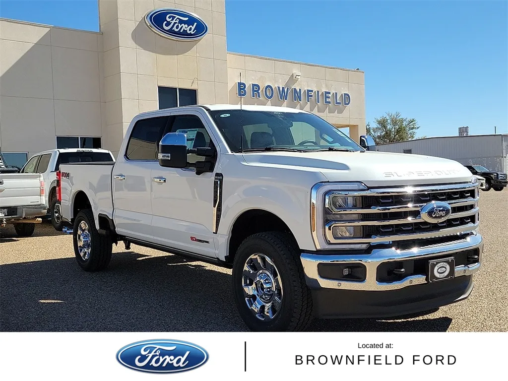 White 2026 Ford F-250SD King Ranch for sale in Brownfield, TX