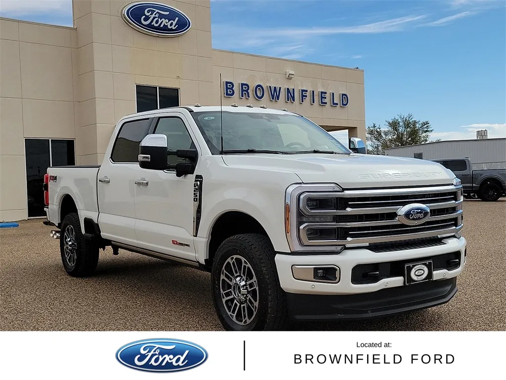 White 2026 Ford F-250SD Platinum for sale in Brownfield, TX