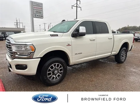 White 2024 Ram 2500 Longhorn for sale in Brownfield, TX