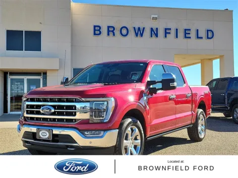 Red 2022 Ford F-150 Lariat for sale in Brownfield, TX