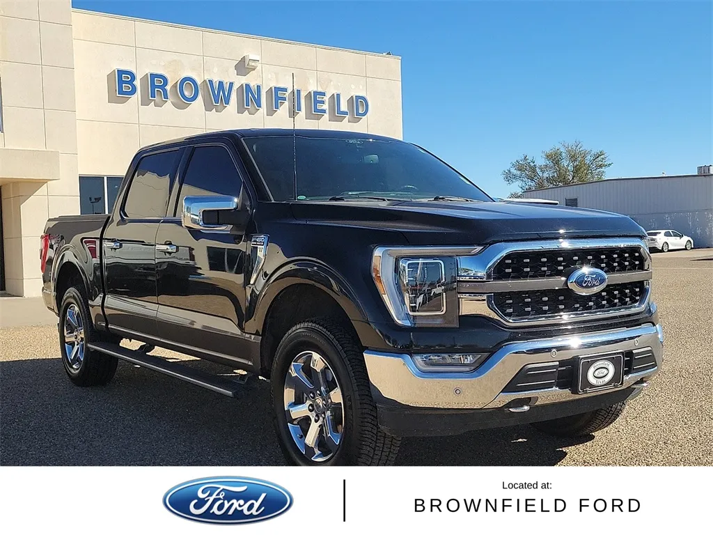 Black 2022 Ford F-150 King Ranch for sale in Brownfield, TX