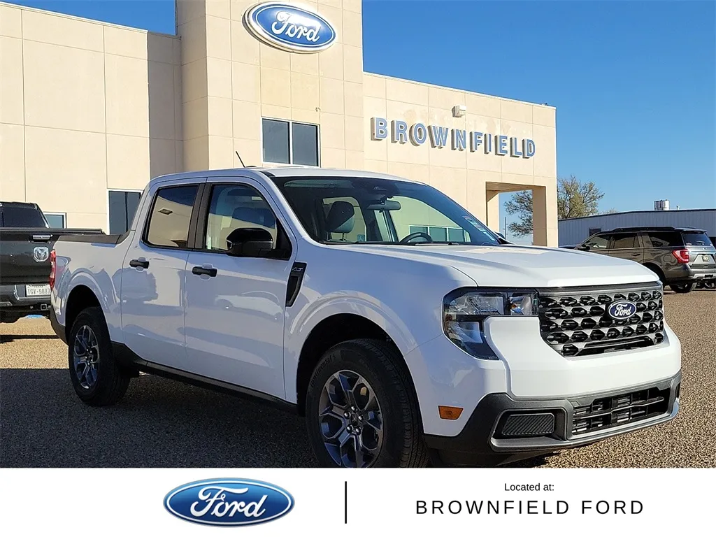 White 2025 Ford Maverick XLT for sale in Brownfield, TX