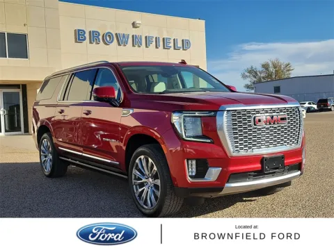 Red 2024 GMC Yukon XL Denali for sale in Brownfield, TX