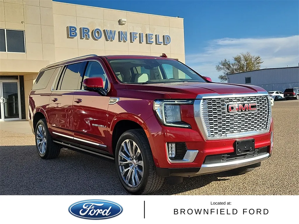 Red 2024 GMC Yukon XL Denali for sale in Brownfield, TX
