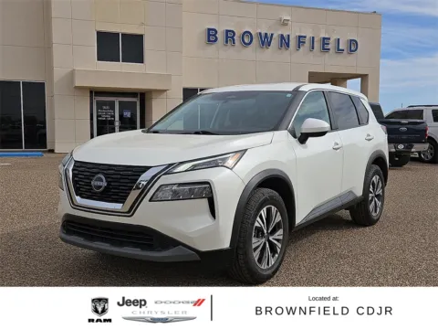 White 2023 Nissan Rogue SV for sale in Brownfield, TX