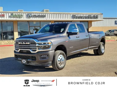Gray 2025 Ram 3500 Laramie for sale in Brownfield, TX
