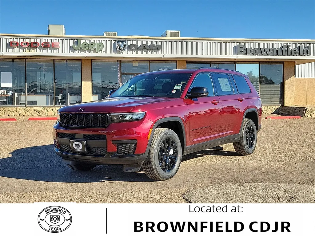 Red 2025 Jeep Grand Cherokee L Altitude X for sale in Brownfield, TX