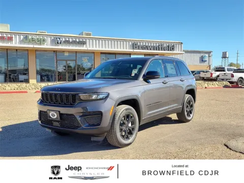 Gray 2025 Jeep Grand Cherokee Altitude X for sale in Brownfield, TX