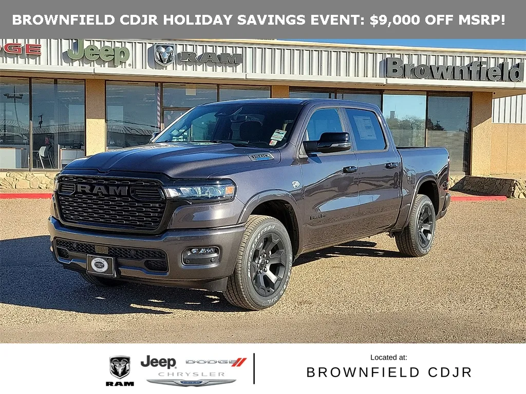 Gray 2026 Ram 1500 Big Horn/Lone Star for sale in Brownfield, TX