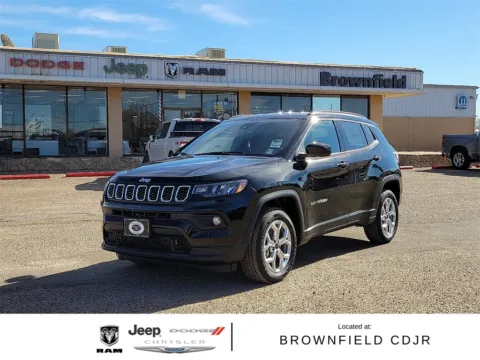 Black 2026 Jeep Compass Latitude for sale in Brownfield, TX