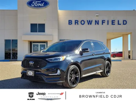 Black 2020 Ford Edge ST for sale in Brownfield, TX