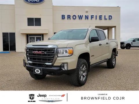 Beige 2021 GMC Canyon AT4 w/Cloth for sale in Brownfield, TX