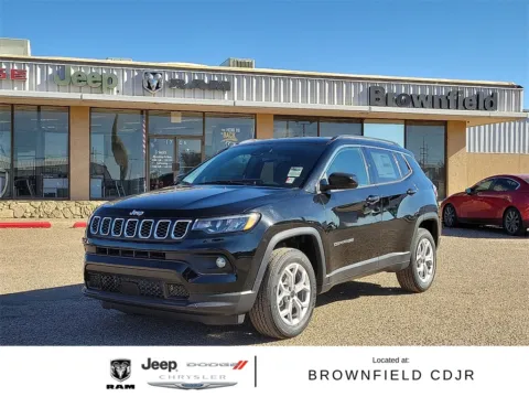 Black 2026 Jeep Compass Latitude for sale in Brownfield, TX