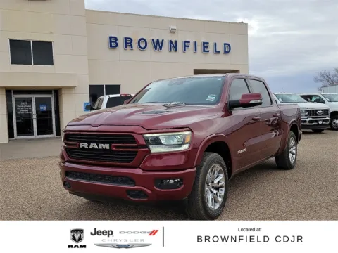Red 2022 Ram 1500 Laramie for sale in Brownfield, TX