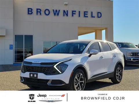 White 2025 Kia Sportage EX for sale in Brownfield, TX