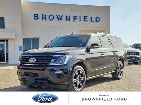 Black 2021 Ford Expedition Max Limited for sale in Brownfield, TX