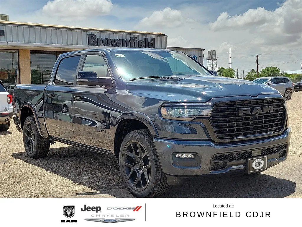 Blue 2025 Ram 1500 Laramie for sale in Brownfield, TX