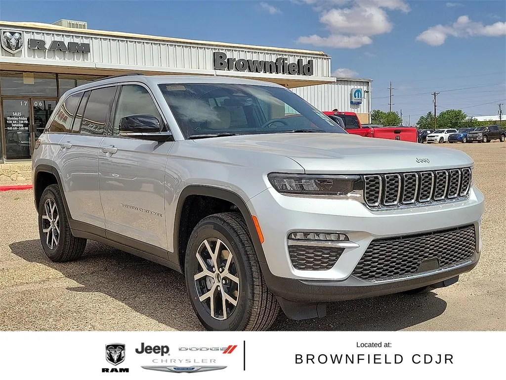Silver 2025 Jeep Grand Cherokee Limited for sale in Brownfield, TX