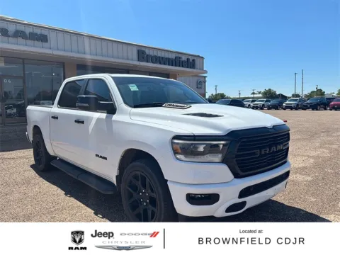 White 2023 Ram 1500 Laramie for sale in Brownfield, TX