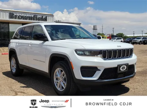 White 2025 Jeep Grand Cherokee Laredo X for sale in Brownfield, TX