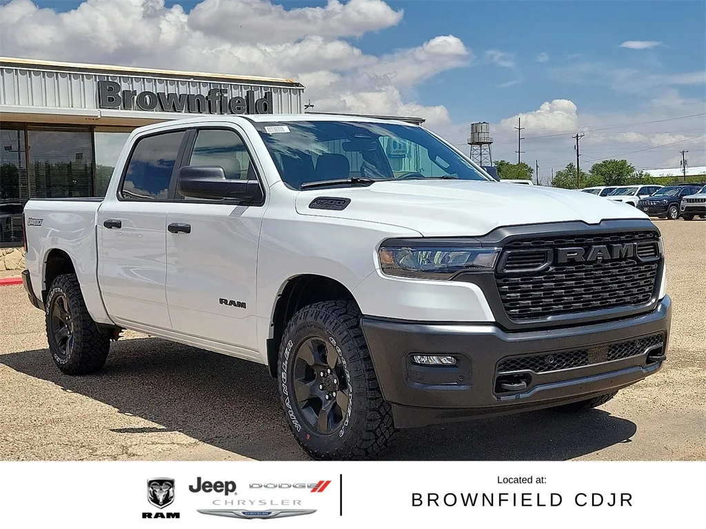 White 2025 Ram 1500 Tradesman for sale in Brownfield, TX