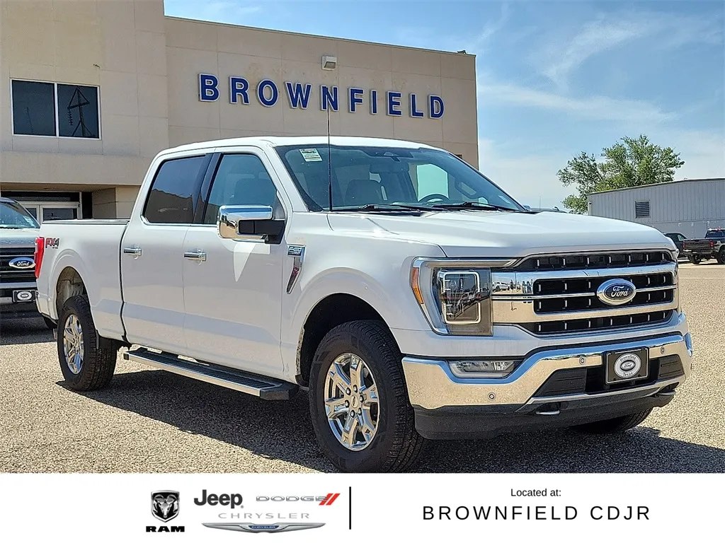 White 2022 Ford F-150 Lariat for sale in Brownfield, TX