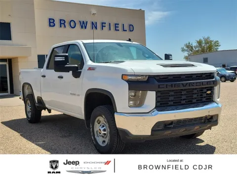 White 2023 Chevrolet Silverado 2500HD Work Truck for sale in Brownfield, TX