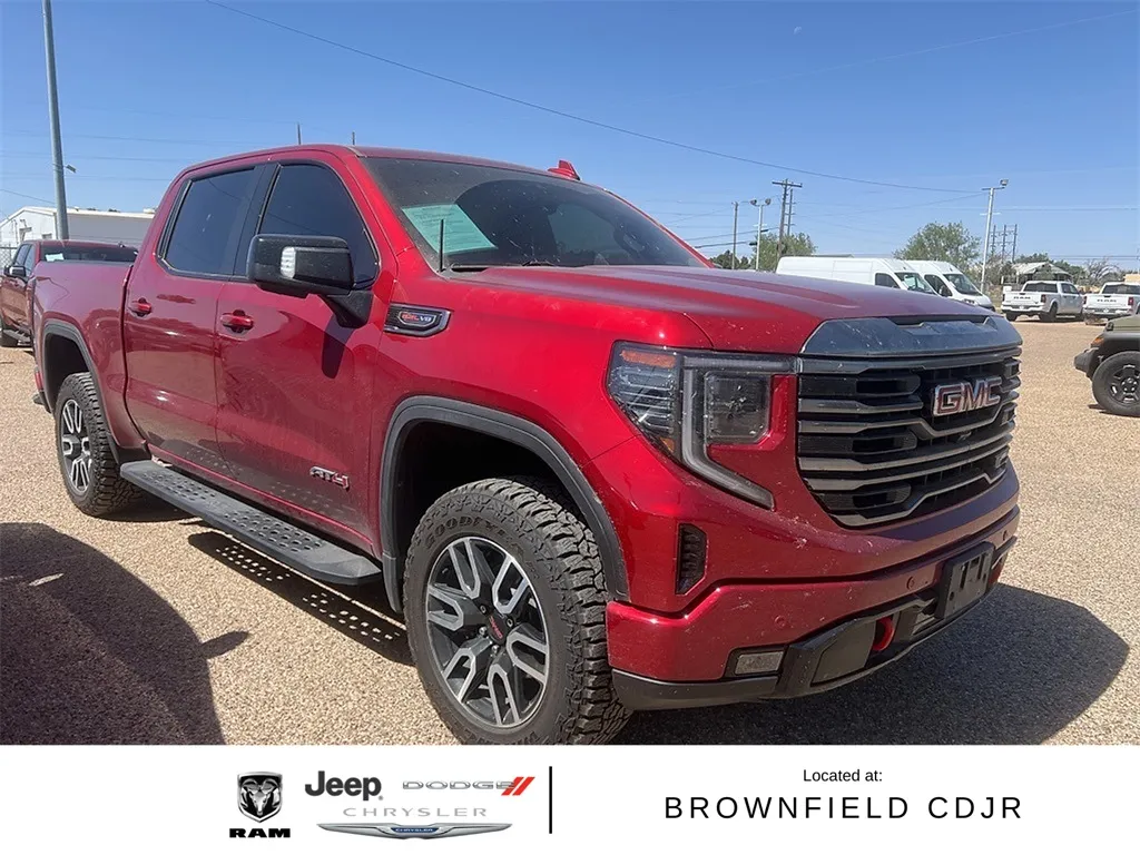 Red 2024 GMC Sierra 1500 AT4 for sale in Brownfield, TX