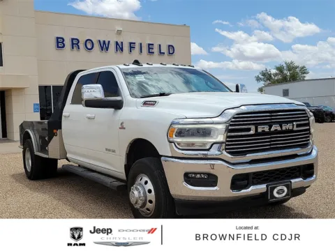 White 2024 Ram 3500 Laramie for sale in Brownfield, TX